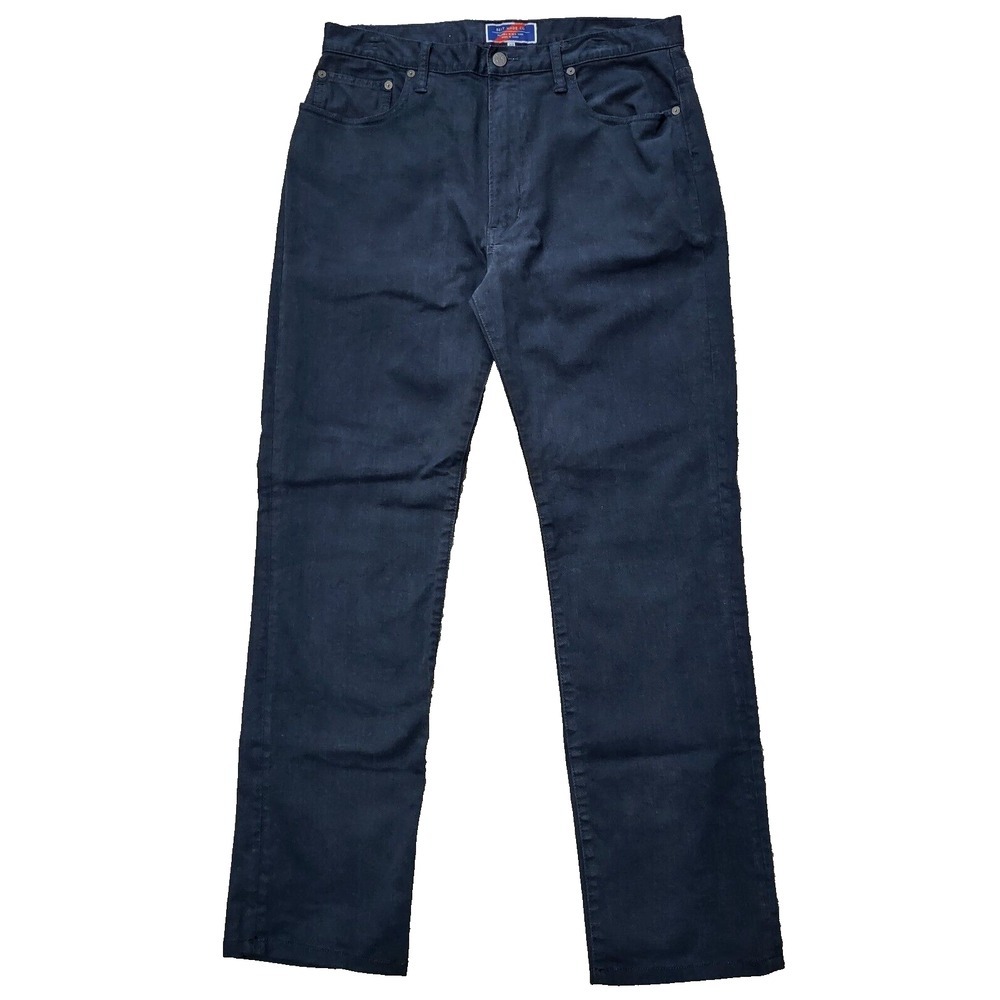 Best Made Co Jeans Men 34x34 (Act 33x30) Navy Blue Straight Stretch Twill Denim
